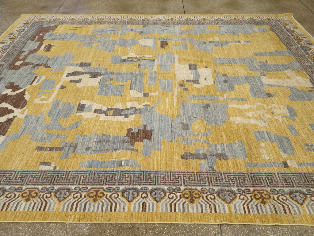 Modern East Turkestan Khotan Room Size Carpet, No.31722 - Galerie Shabab