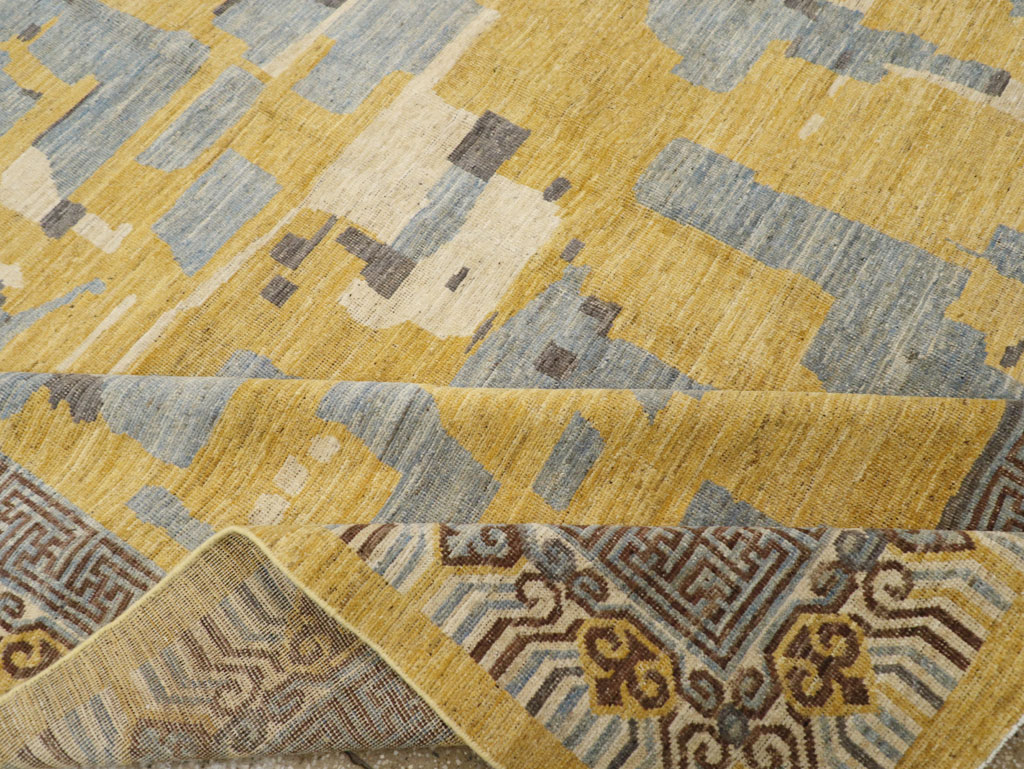Modern East Turkestan Khotan Room Size Carpet, No.31722 - Galerie Shabab