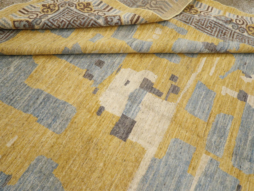 Modern East Turkestan Khotan Room Size Carpet, No.31722 - Galerie Shabab