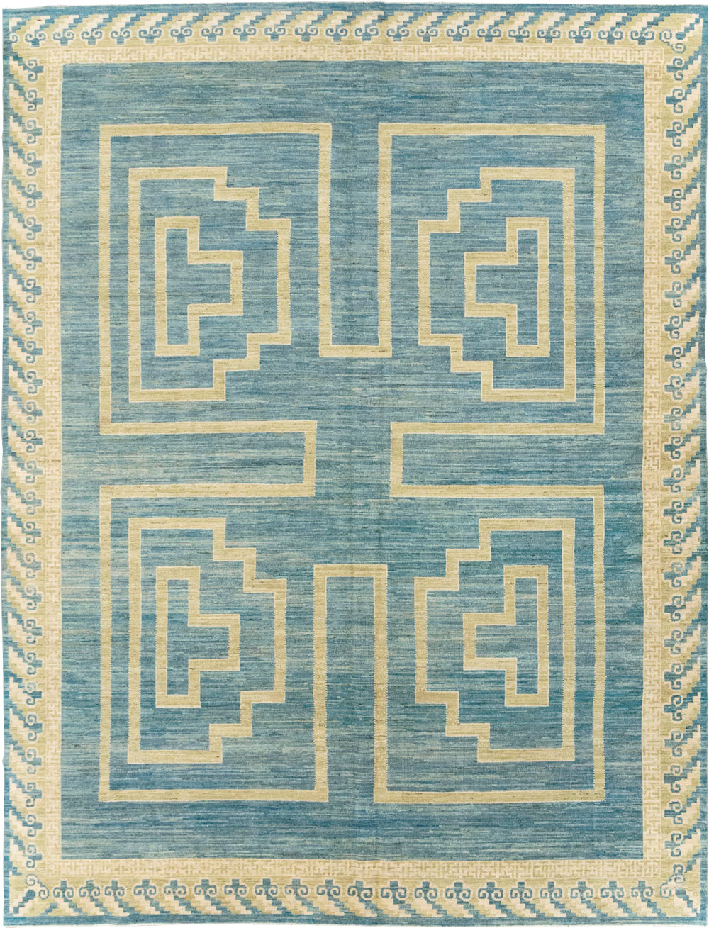 African Tuareg Inspired Modern East Turkestan Khotan Room Size Carpet, No.31723 - Galerie Shabab