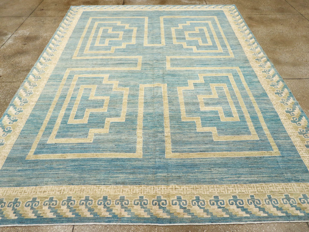 African Tuareg Inspired Modern East Turkestan Khotan Room Size Carpet, No.31723 - Galerie Shabab