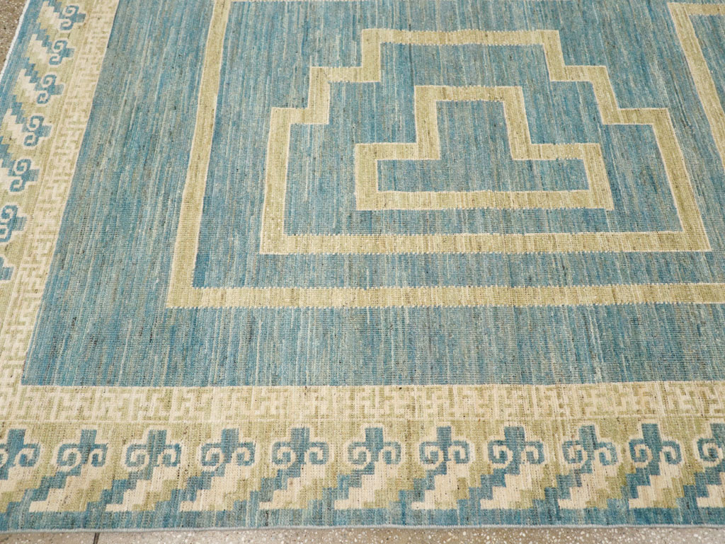 African Tuareg Inspired Modern East Turkestan Khotan Room Size Carpet, No.31723 - Galerie Shabab