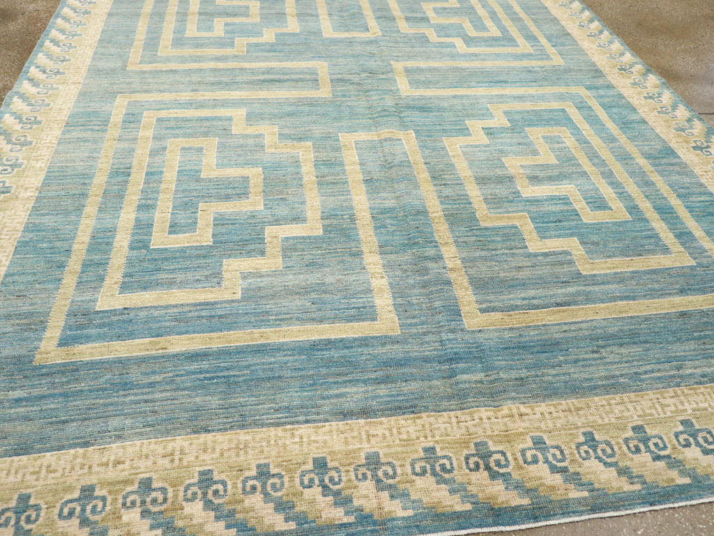 Modern African Tuareg Inspired East Turkestan Khotan Room Size Carpet, No.31723 - Galerie Shabab