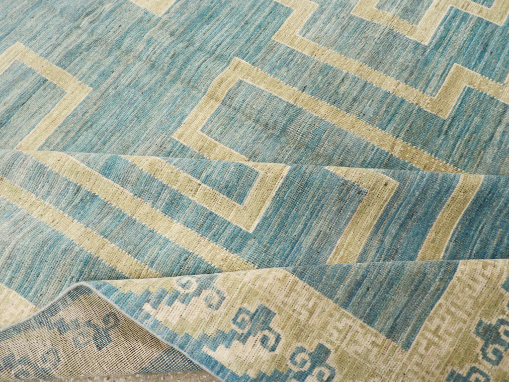 African Tuareg Inspired Modern East Turkestan Khotan Room Size Carpet, No.31723 - Galerie Shabab