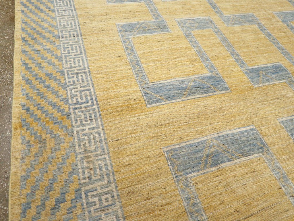 African Tuareg Inspired Modern East Turkestan Khotan Room Size Carpet, No.31726 - Galerie Shabab