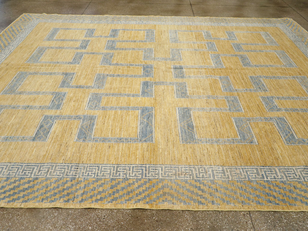 African Tuareg Inspired Modern East Turkestan Khotan Room Size Carpet, No.31726 - Galerie Shabab