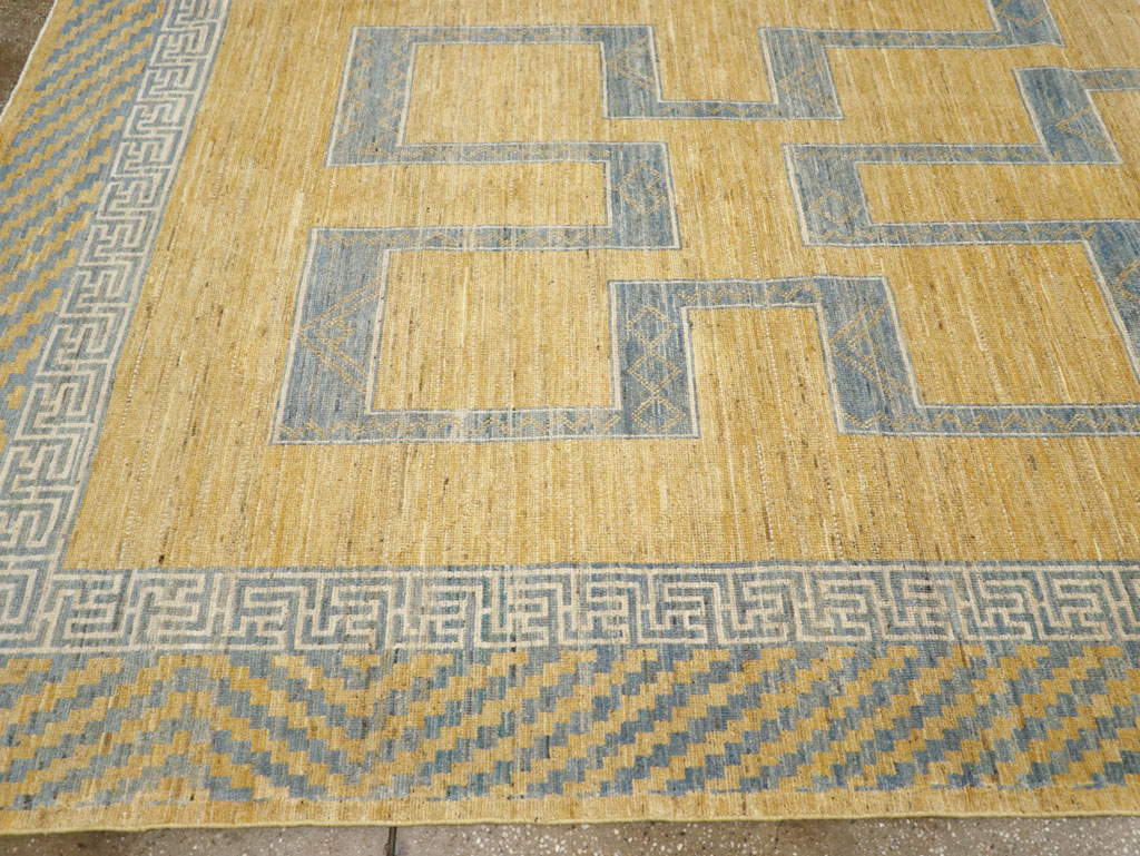 African Tuareg Inspired Modern East Turkestan Khotan Room Size Carpet, No.31726 - Galerie Shabab