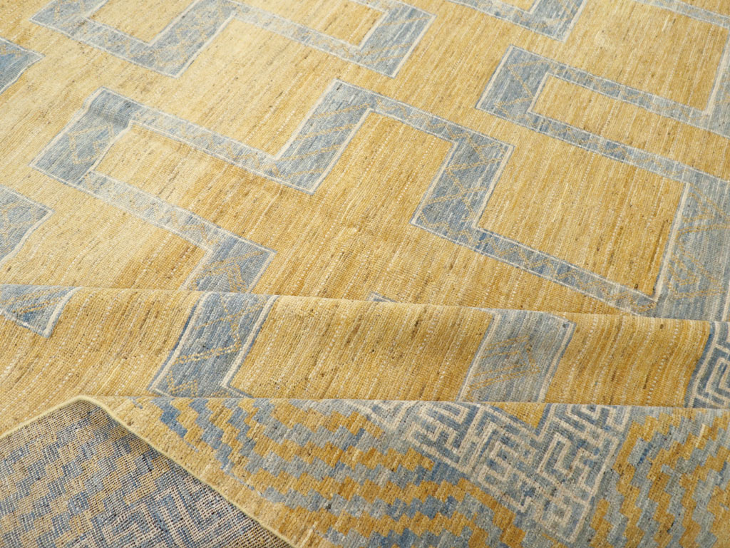 African Tuareg Inspired Modern East Turkestan Khotan Room Size Carpet, No.31726 - Galerie Shabab