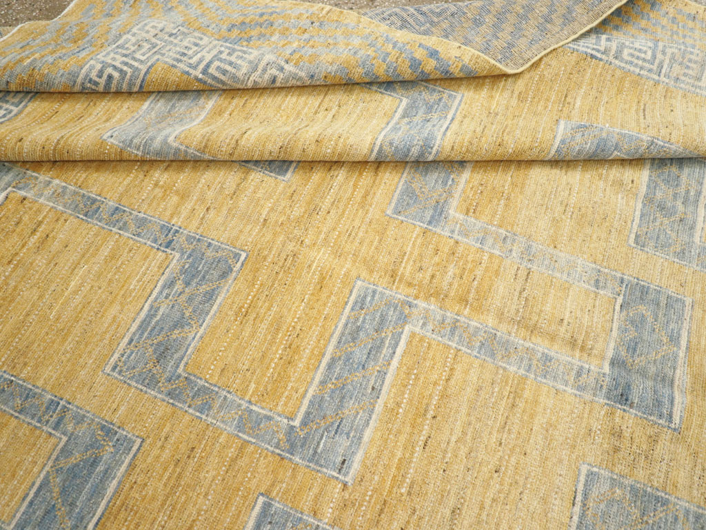 African Tuareg Inspired Modern East Turkestan Khotan Room Size Carpet, No.31726 - Galerie Shabab