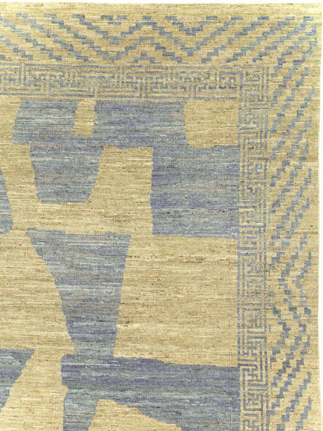 Modern East Turkestan Khotan Room Size Carpet, No.31727 - Galerie Shabab