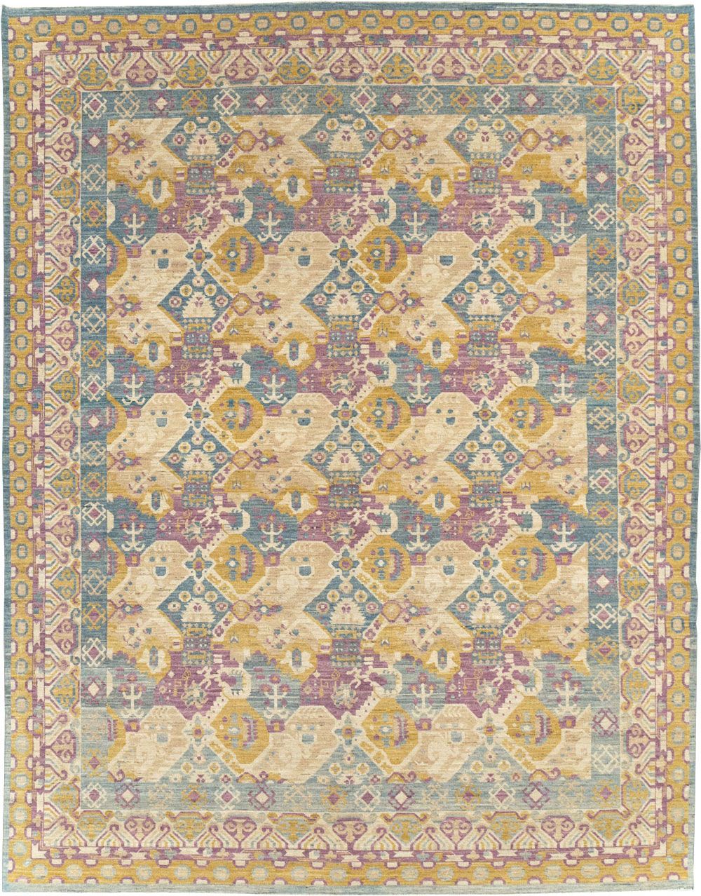 Modern East Turkestan Khotan Room Size Carpet, No.31728 - Galerie Shabab