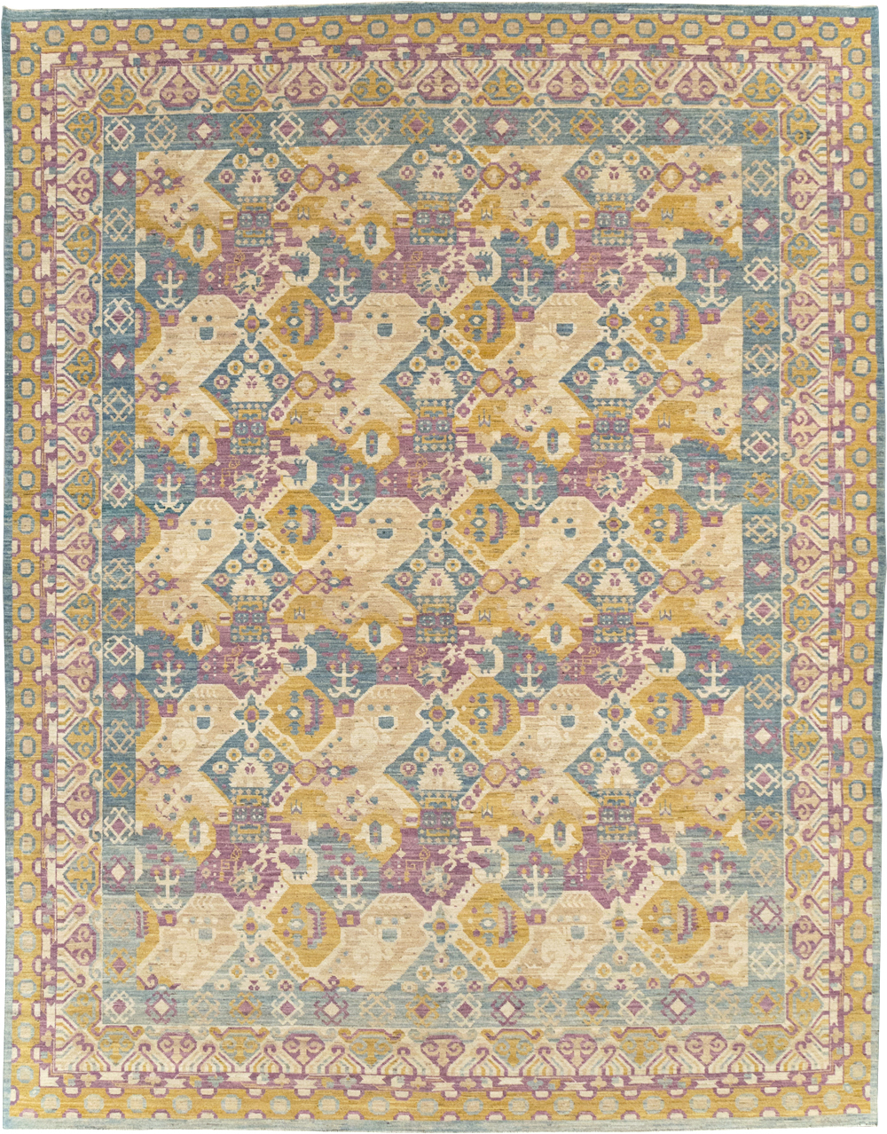 Modern East Turkestan Khotan Room Size Carpet, No.31728 - Galerie Shabab