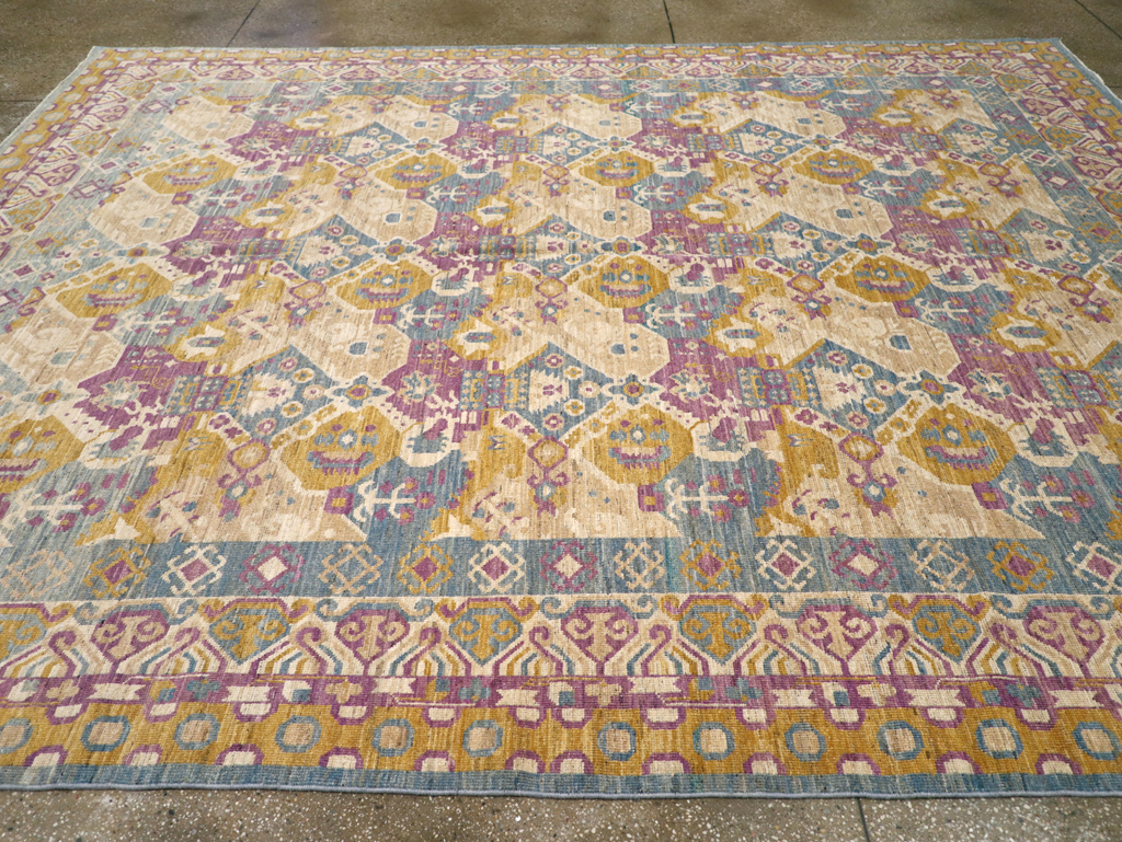 Modern East Turkestan Khotan Room Size Carpet, No.31728 - Galerie Shabab
