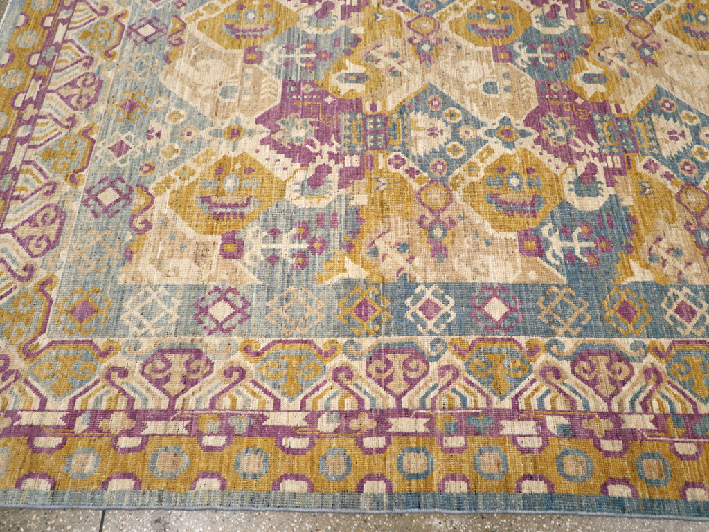 Modern East Turkestan Khotan Room Size Carpet, No.31728 - Galerie Shabab