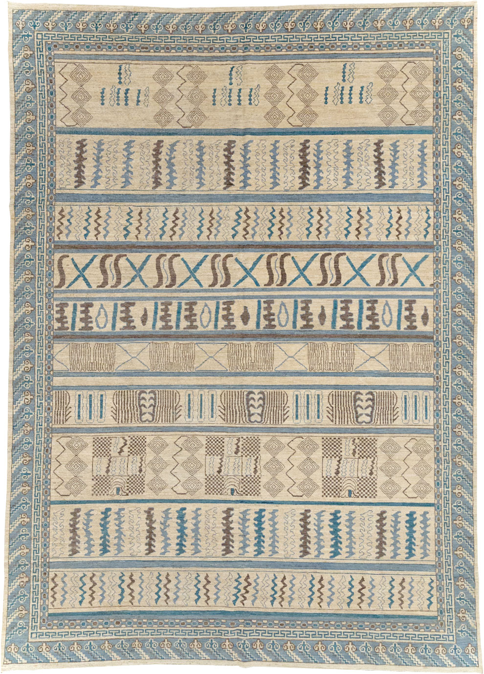 Modern East Turkestan Khotan Room Size Carpet, No.31729 - Galerie Shabab