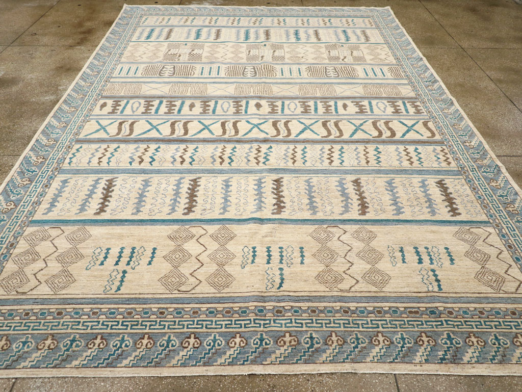 Modern East Turkestan Khotan Room Size Carpet, No.31729 - Galerie Shabab
