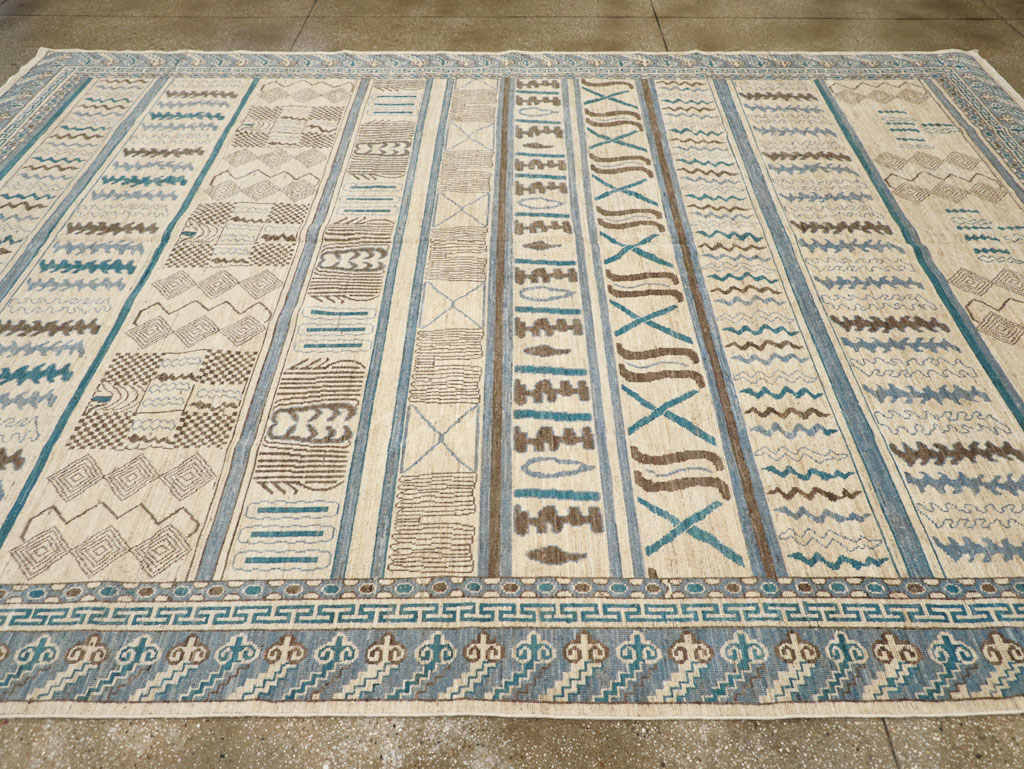 Modern East Turkestan Khotan Room Size Carpet, No.31729 - Galerie Shabab