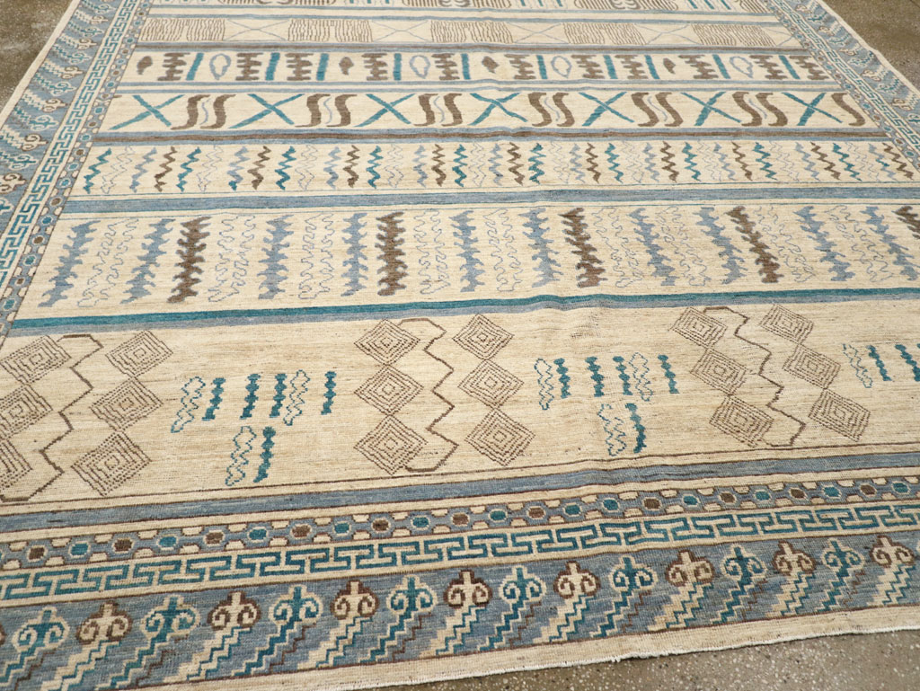 Modern East Turkestan Khotan Room Size Carpet, No.31729 - Galerie Shabab