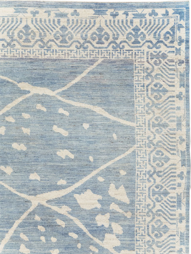 Modern East Turkestan Khotan Room Size Carpet, No.31732 - Galerie Shabab