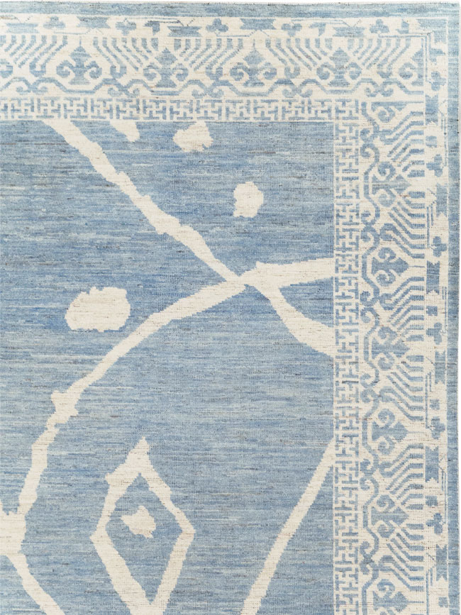Modern East Turkestan Khotan Room Size Carpet, No.31732 - Galerie Shabab