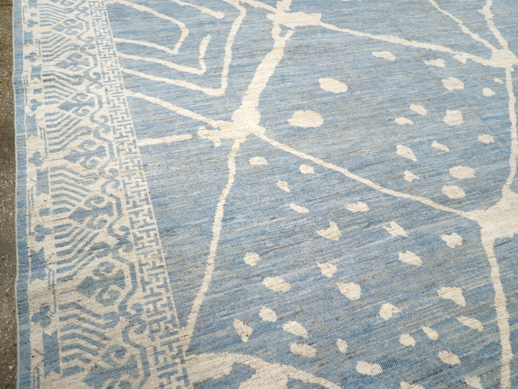 Modern East Turkestan Khotan Room Size Carpet, No.31732 - Galerie Shabab