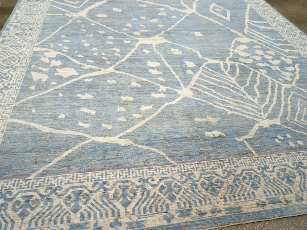 Modern East Turkestan Khotan Room Size Carpet, No.31732 - Galerie Shabab