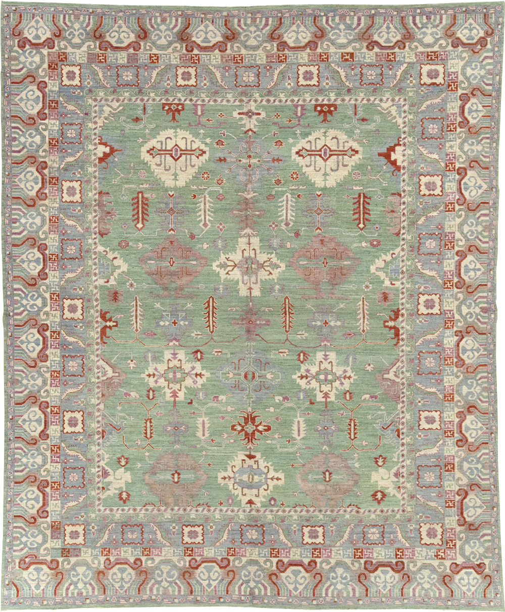 Modern East Turkestan Khotan Room Size Carpet, No.31733 - Galerie Shabab