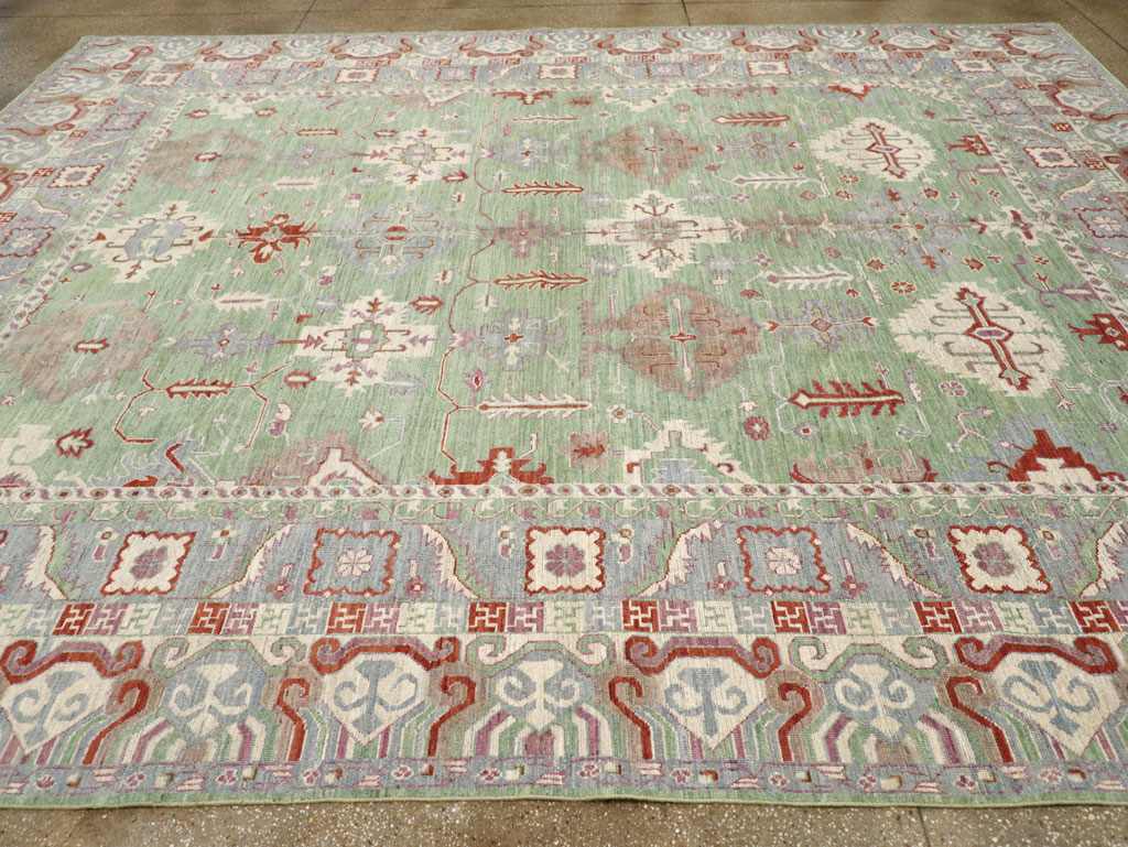 Modern East Turkestan Khotan Room Size Carpet, No.31733 - Galerie Shabab