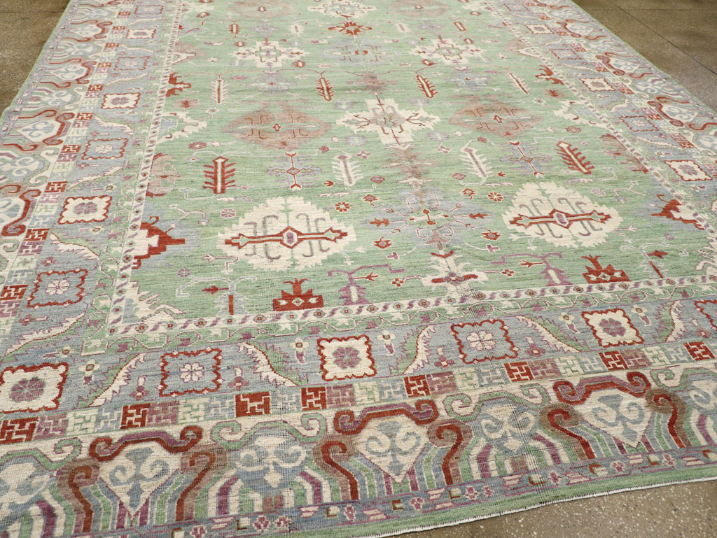 Modern East Turkestan Khotan Room Size Carpet, No.31733 - Galerie Shabab