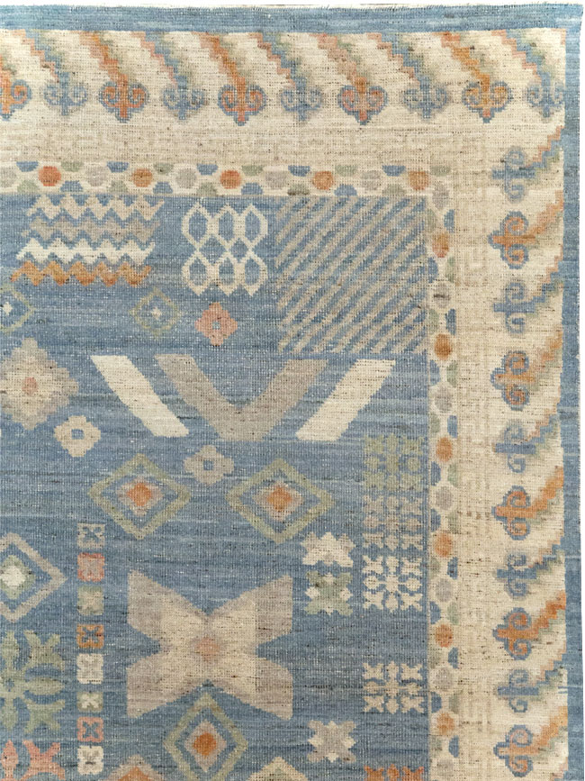 Modern East Turkestan Khotan Small Room Size Carpet, No.31734 - Galerie Shabab