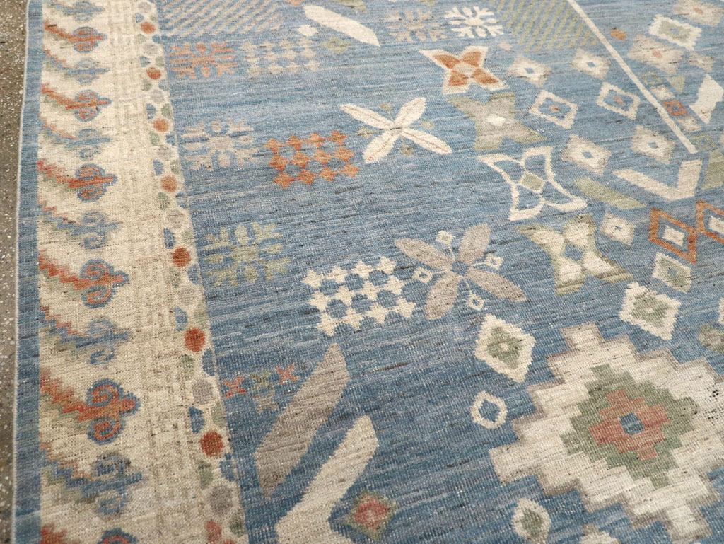 Modern East Turkestan Khotan Small Room Size Carpet, No.31734 - Galerie Shabab