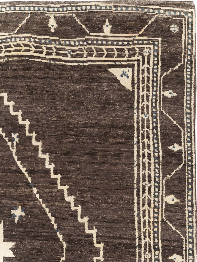 Modern Tibetan Agra Style Small Room Size Carpet, No.31736 - Galerie Shabab