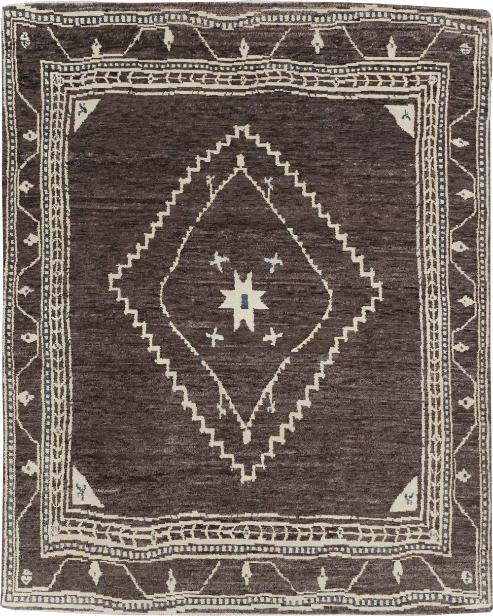 Tribal Style Modern Indian Agra Small Room Size Carpet, No.31737 - Galerie Shabab