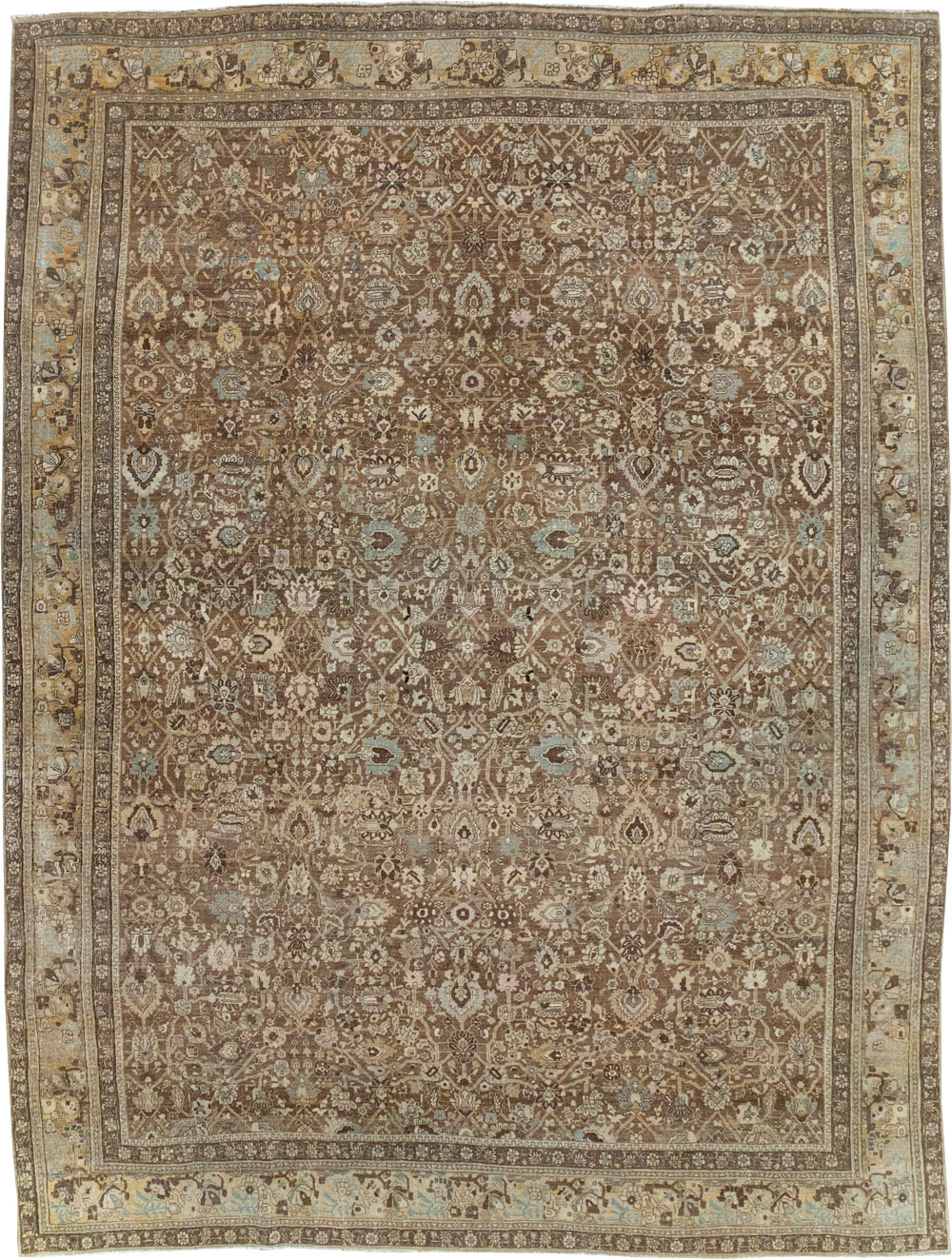Antique Persian Bidjar Room Size Carpet, No.31740 - Galerie Shabab