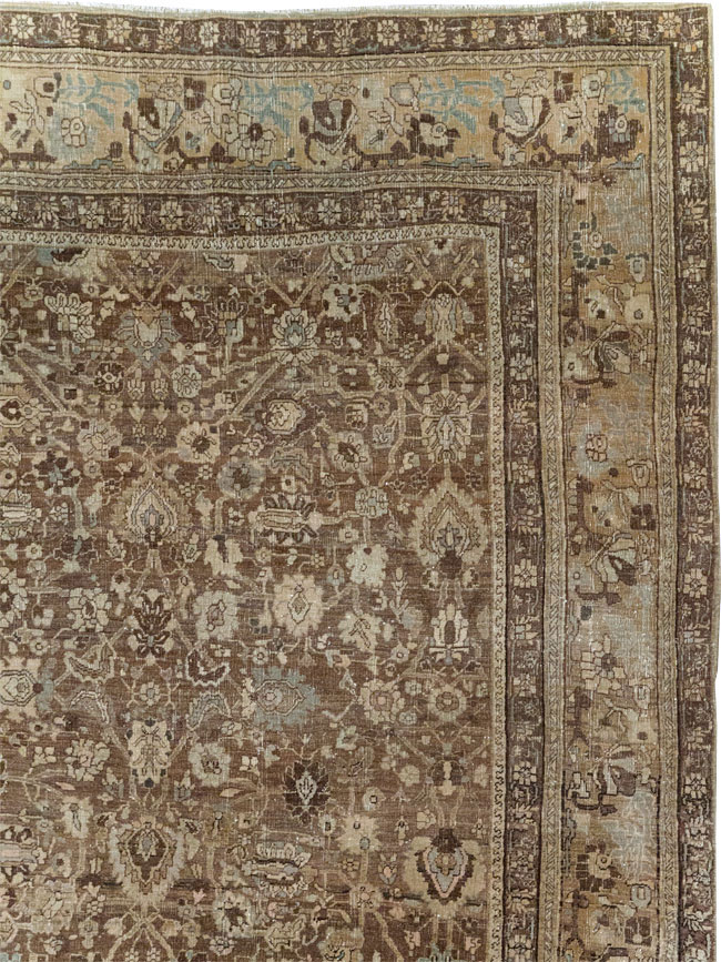 Antique Persian Bidjar Room Size Carpet, No.31740 - Galerie Shabab