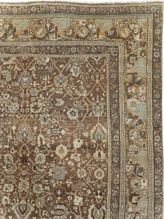 Antique Persian Bidjar Room Size Carpet, No.31740 - Galerie Shabab