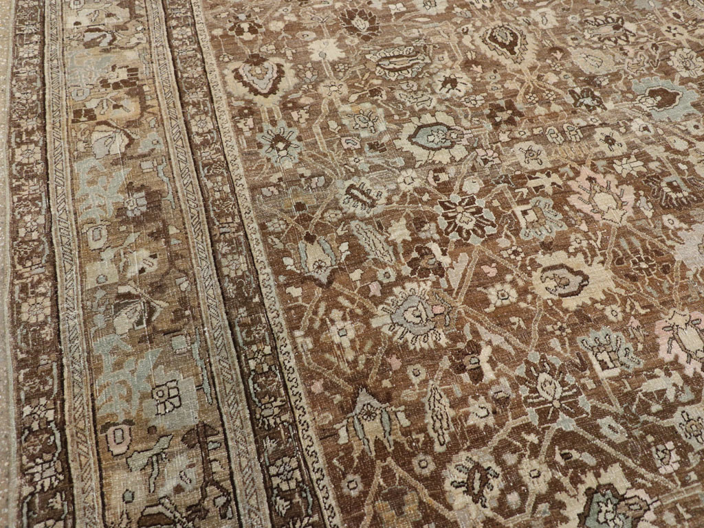 Antique Persian Bidjar Room Size Carpet, No.31740 - Galerie Shabab
