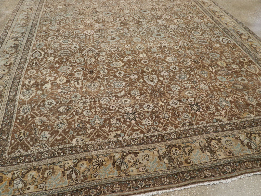 Antique Persian Bidjar Room Size Carpet, No.31740 - Galerie Shabab