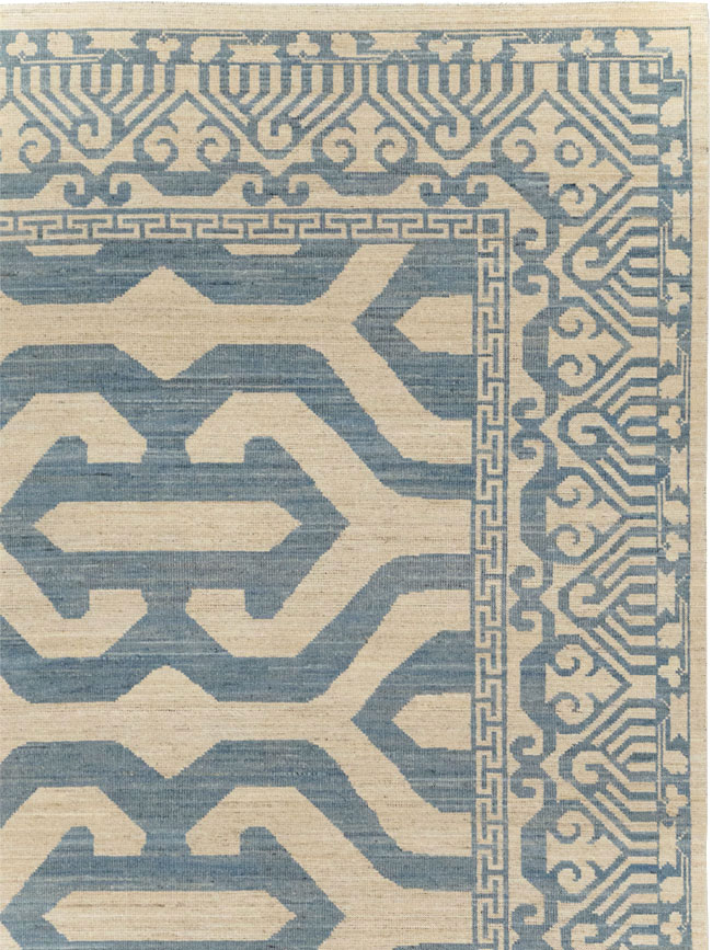 Modern East Turkestan Khotan Room Size Carpet, No.31759 - Galerie Shabab