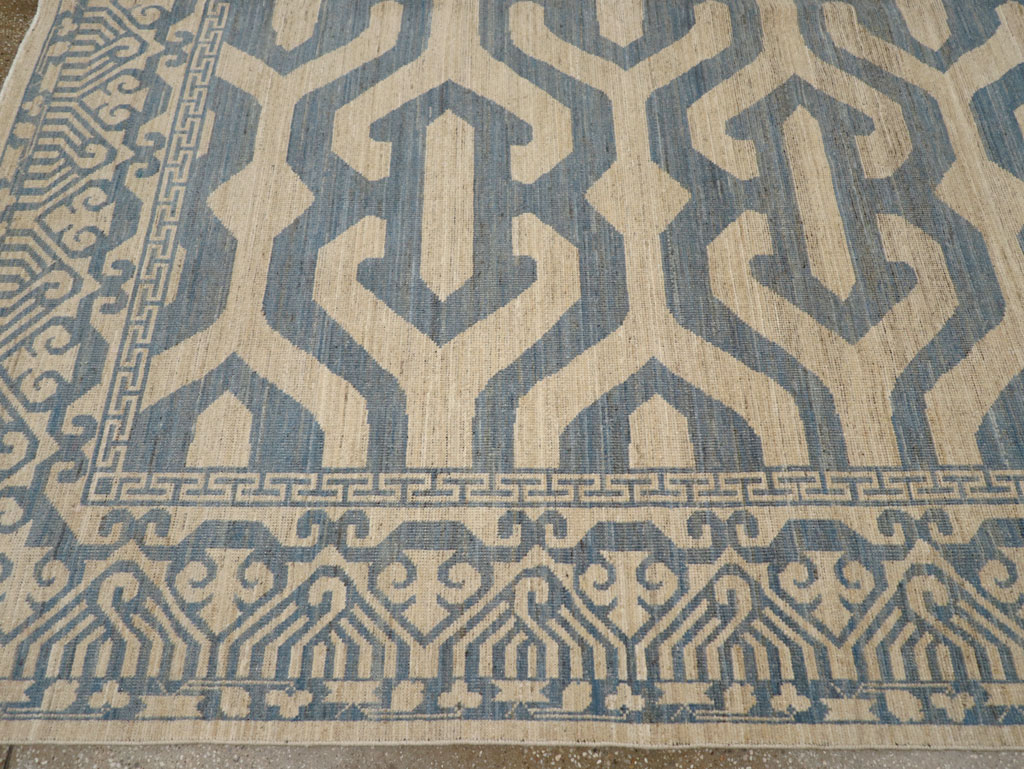 Modern East Turkestan Khotan Room Size Carpet, No.31759 - Galerie Shabab