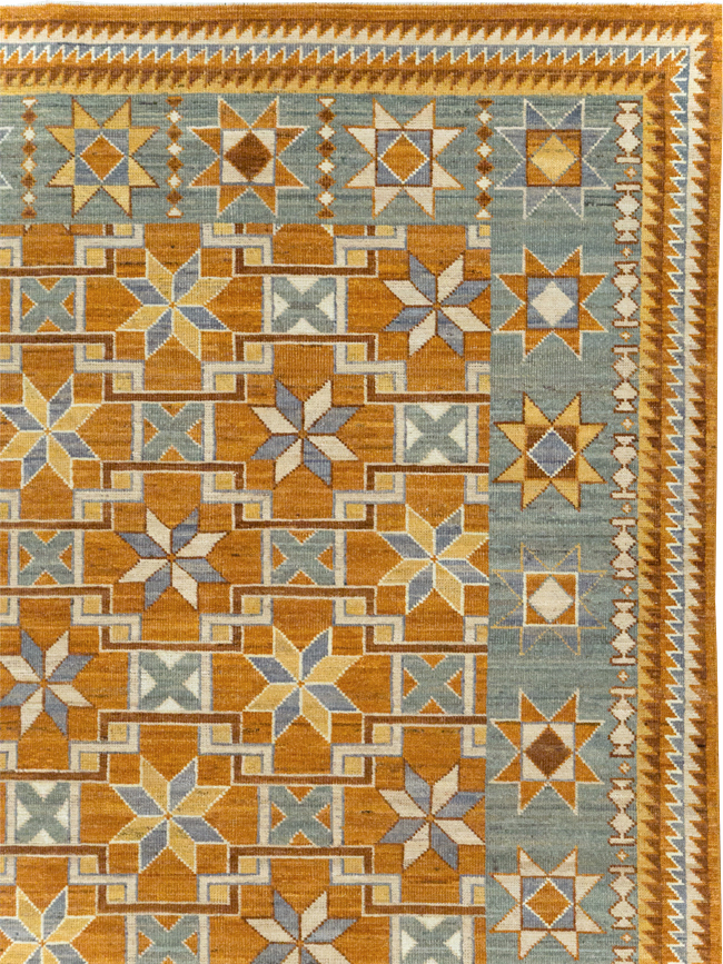 Modern East Turkestan Khotan Room Size Carpet, No.31760 - Galerie Shabab