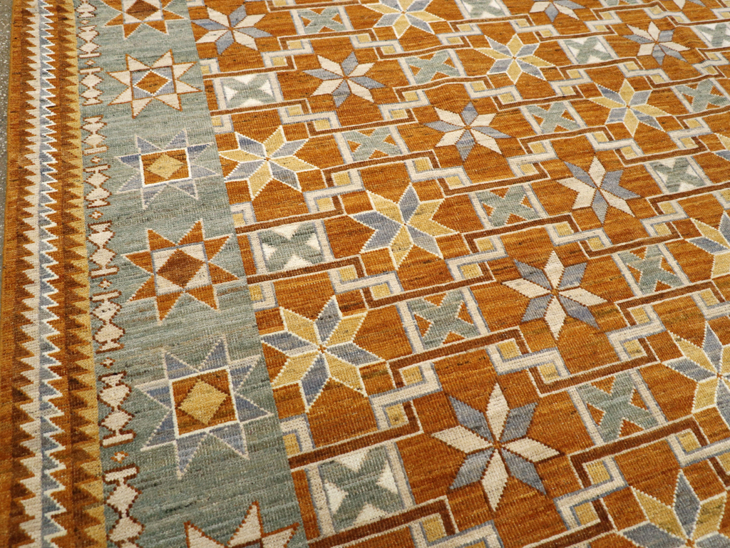 Modern East Turkestan Khotan Room Size Carpet, No.31760 - Galerie Shabab