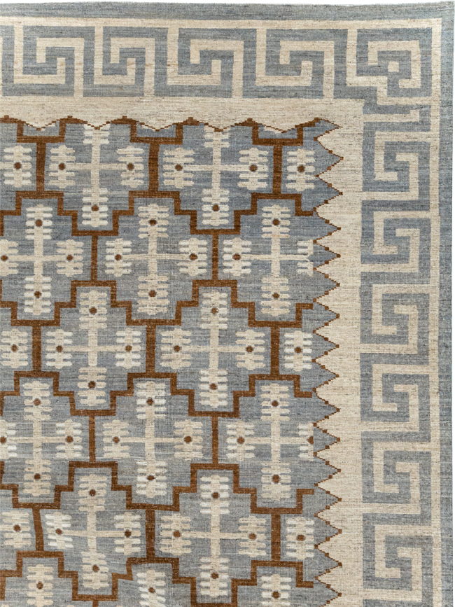Modern East Turkestan Khotan Large Room Size Carpet, No.31764 - Galerie Shabab