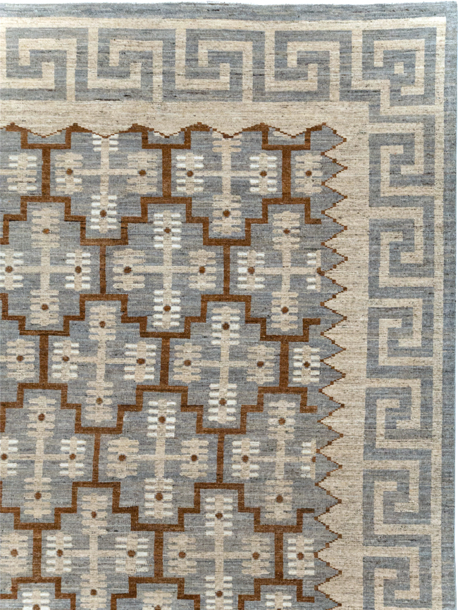 Modern East Turkestan Khotan Large Room Size Carpet, No.31764 - Galerie Shabab