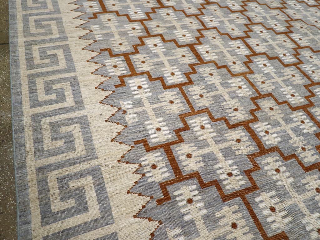 Modern East Turkestan Khotan Large Room Size Carpet, No.31764 - Galerie Shabab