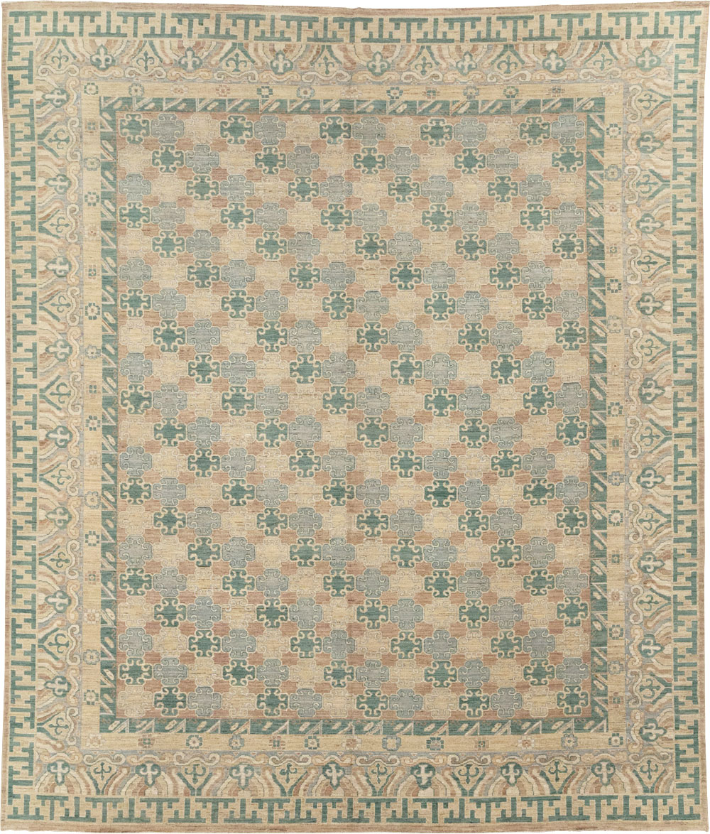 Modern East Turkestan Khotan Large Room Size Carpet, No.31769 - Galerie Shabab