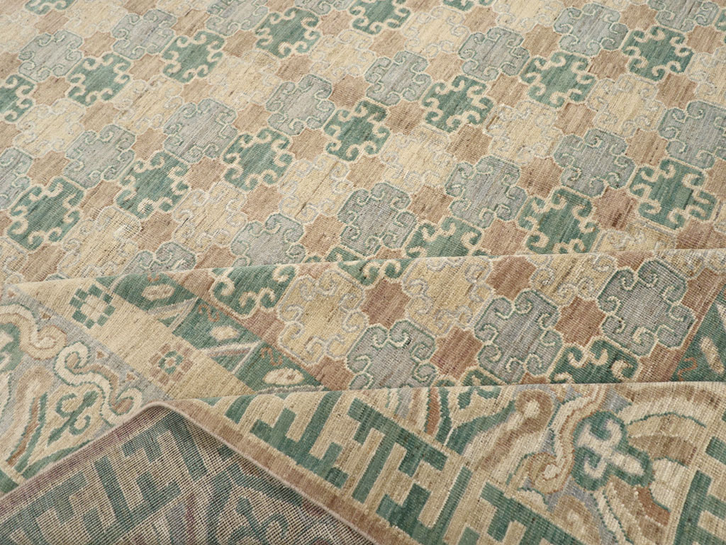 Modern East Turkestan Khotan Large Room Size Carpet, No.31769 - Galerie Shabab