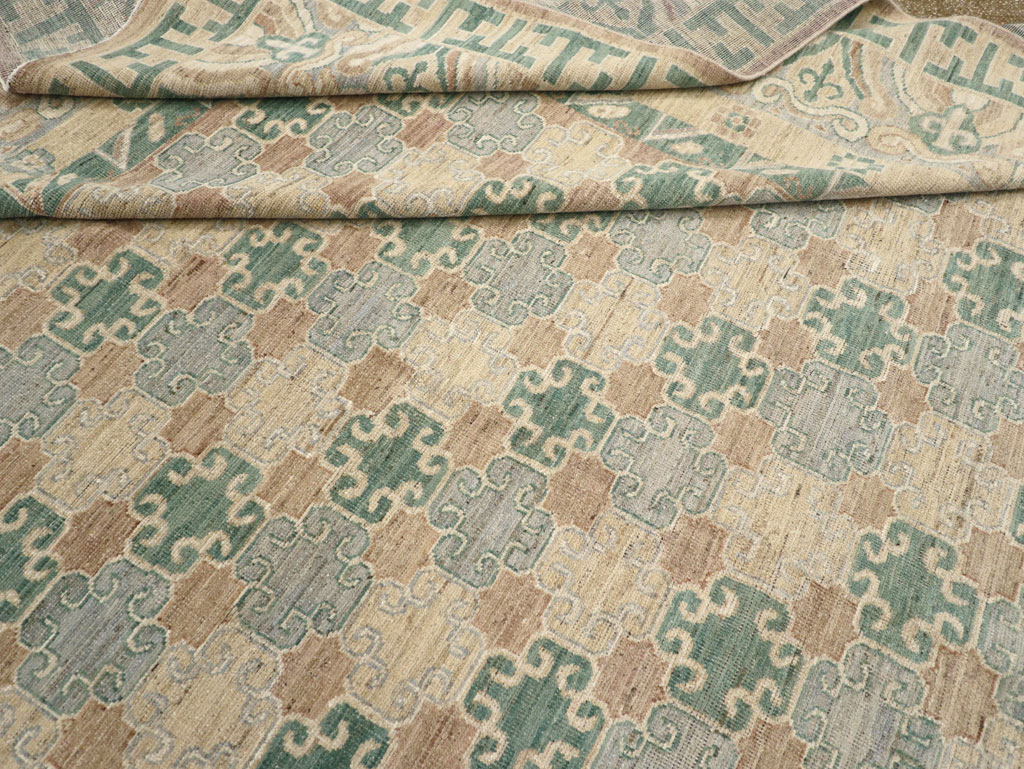 Modern East Turkestan Khotan Large Room Size Carpet, No.31769 - Galerie Shabab