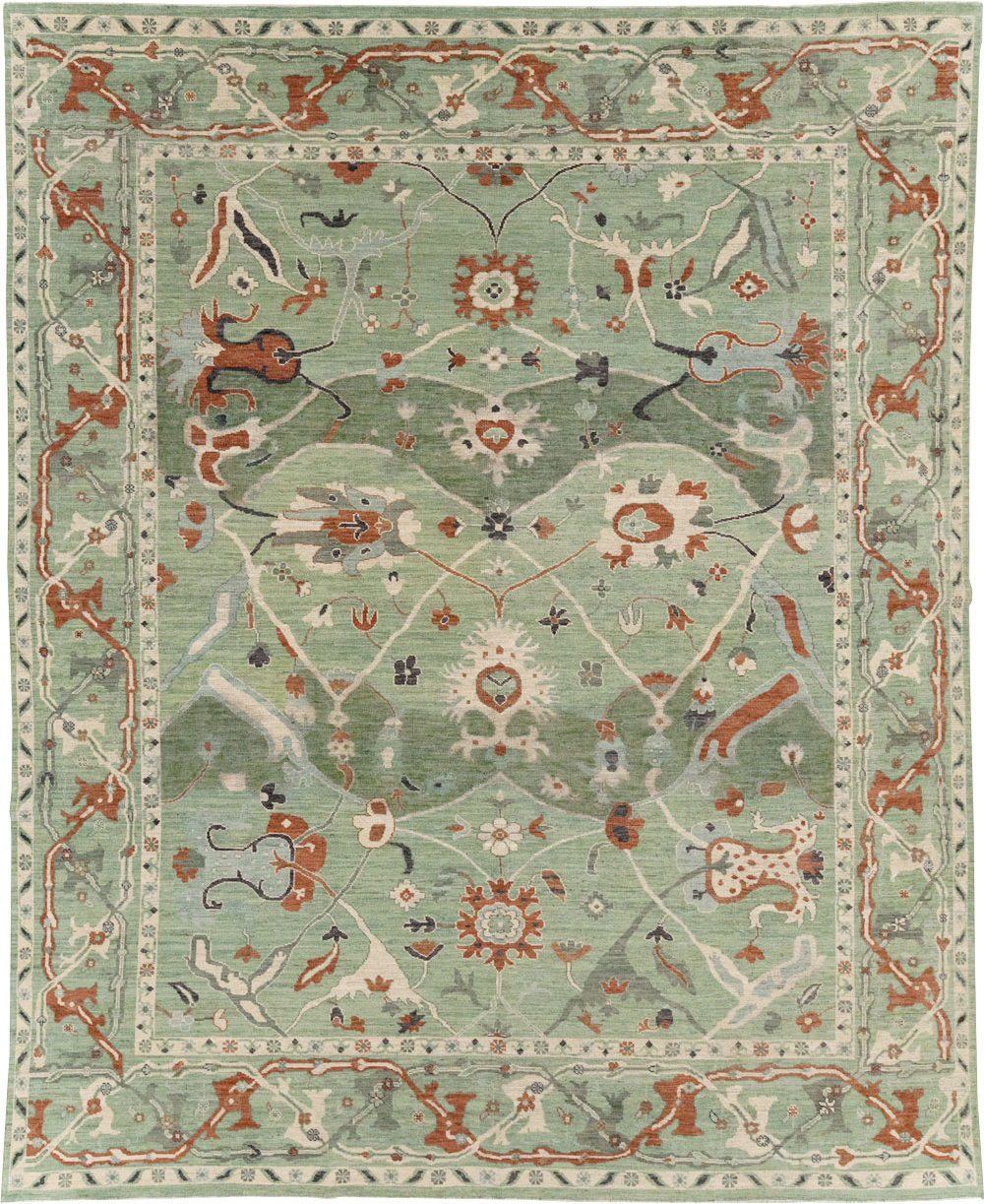 Modern East Turkestan Khotan Room Size Carpet, No.31770 - Galerie Shabab