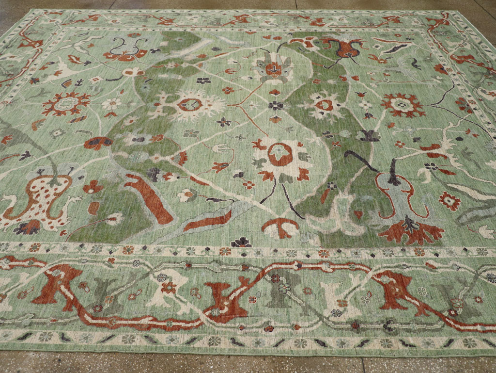 Modern East Turkestan Khotan Room Size Carpet, No.31770 - Galerie Shabab